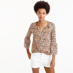 Drake’s of London for J. Crew Giraffe Print Top
